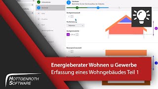 Erste Schritte mit dem Energieberater Wohnen amp Gewerbe  Erfassung eines Wohngebäudes Teil 1 [upl. by Alahcim644]