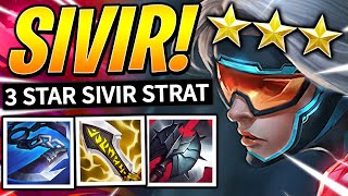 HYPER CARRY SIVIR 3 STAR STRATEGY  Teamfight Tactics Guide  TFT Set 85 Ranked [upl. by Dahij]