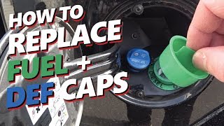 Dodge Ram EcoDieselCumminsJeep Grand Cherokee  MUST SEE Fuel DEF Cap Upgrade [upl. by Airamasor]