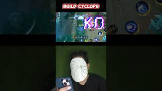 Build Cyclops One Hit Dari Lemon Damagenya Sakit Banget 🤔 mobilelegends mlbb mobilelegendsid [upl. by Akissej]