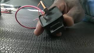 How to connect a 2 pin relay work as a flasher or a blinker [upl. by Rengia]