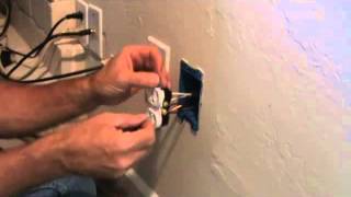 Installing a duplex receptacle [upl. by Laersi949]