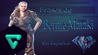 Bernie Mataki Frases  Gears of War 3 [upl. by Arihday]