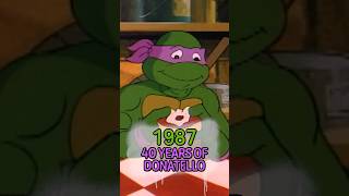 40 years of turtle power and fighting bad guys with Donatello 🐢  TMNT shorts [upl. by Susie259]