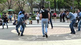 Rockabilly dancers at Yoyogi Park Tokyo  April 13 2014 [upl. by Marjory]