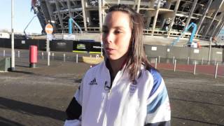 Beth Tweddle  launch of 2015 World Gymnastics Championships [upl. by Haleak]