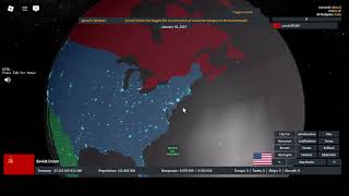 Dropping 1526 nuclear bombs in Rise of Nations to USA [upl. by Acinelav]