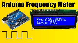 How To Make Digital Frequency Meter  Arduino Frequency meter  Arduino frequency counter [upl. by Adyahs]