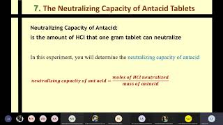 Exp6 The neutralizing capacity of Antacid tablets [upl. by Meggi]