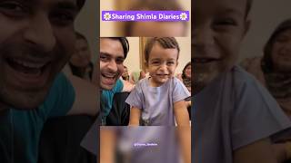 Sharing Shimla Diary🌼 dipikakiduniya minivlog cute baby love family shopping gift cutebaby [upl. by Artenehs]