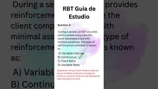 Preguntas de Practica Para el examen de RBT [upl. by Ruddy]