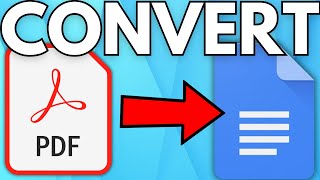 How to Convert a PDF to a Google Doc – Full Guide [upl. by Craig]