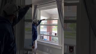 Single hung window repair Toronto windowrepair fixwindows [upl. by Sessylu]