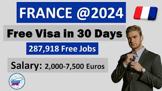 👉FRANCE WORK VISA 2024 Through Employment Agencies in France  Jobs in France🇫🇮✈️🇪🇺  Free  Food [upl. by Ezmeralda]