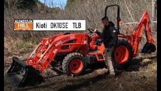 Kioti DK4710SE HST Tractor w Loader amp KB2485 Backhoe  DK10SE Series [upl. by Zapot977]