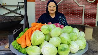 100 PLATES CABBAGE MANCHURIAN RECIPE BY My Granny  MANCHURIYAN GRAVY  VEG RECIPES  STREET FOOD [upl. by Eniamaj]