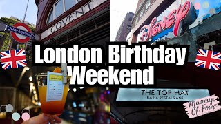 🥂 Special Birthday Weekend 🎩 Monopoly Restaurant 🛍️ Disney Store 🇬🇧 London Vlog [upl. by Nnaira]