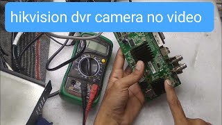 hikvision dvr camera no video  hikvision dvr camera not detected [upl. by Nitsraek]