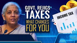 New Tax Slab In Budget 2024  Union Budget Of India  Govt Rejigs Taxes What It Means For You [upl. by Boffa]