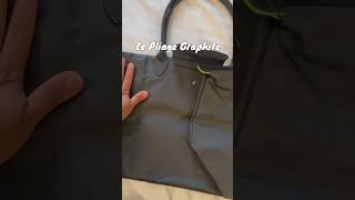 Unboxing Longchamp Le Pliage Graphite longchamplepliage unboxing [upl. by Asta479]