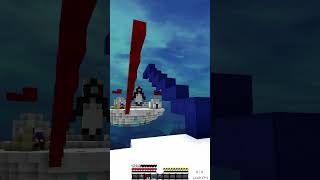 Bro just tried to kill me 🤣 minecraft minemen bedwars speedtelly hypixel bridging pvp [upl. by Sarnoff9]