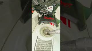 Apache RTR 160cc 2v BS7 white 🤍🔥 tanki full 😍🔥youtube shortsviral shortsfeed shorts viralvideo [upl. by Eidde]