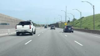 Chomedey Expressway Autoroute 13 Exits 12 to 1 southbound [upl. by Weinman761]