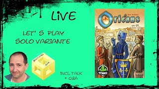 🏰 Orleans  Brettspiel Live Regel  Solo Variante 🏰 [upl. by Heringer]