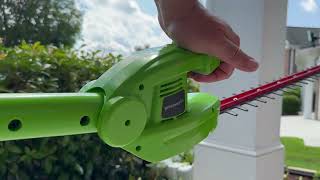 Is the Greenworks 40V Pole Hedge Trimmer worth your money Owner’s Review [upl. by Markman14]