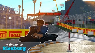 Visiting 3M F1 RACETRACK on BLOXBURG EXTREMELY DETAILED  Roblox Bloxburg [upl. by Odo201]