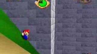 Mario 64  Tricks  Other way to up to the castle [upl. by Joannes]