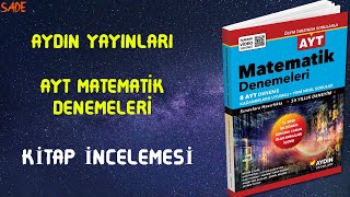 AYDIN YAYINLARI AYT MATEMATİK DENEMELERİ 2020İNCELEME [upl. by Cilegna]