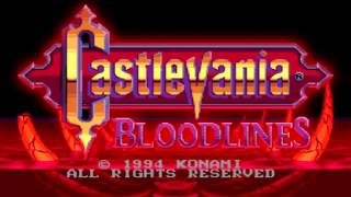 Castlevania Bloodlines 11 Stage 5 Extended [upl. by Adams]