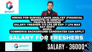 Genpact Salary for freshers  Genpact vacancy latest update genpactjob genpactjobs [upl. by Wei569]