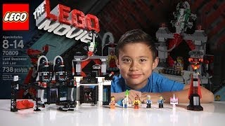 LORD BUSINESS EVIL LAIR  LEGO MOVIE Set 70809 amp BLIND BAG  Timelapse Build Unboxing amp Review [upl. by Zarla887]