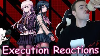 Danganronpa All Deaths and Executions Reactions  Body Discovery DR Trigger Happy Havoc [upl. by Llenahc]