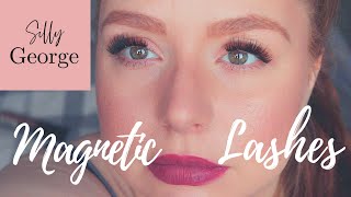 Silly George Magnetic Lashes Review amp Demo [upl. by Euqinaj]