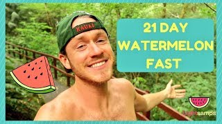 MY 21 DAY WATERMELON FAST EXPERIENCE 🍉 [upl. by Ydrah]