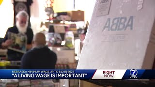 2024 means 12 minimum wage in Nebraska but no change for tipped employees [upl. by Ashwell]