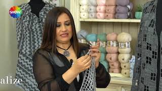 Baharlık Tığ İşi Hırka Yapımı Crochet Spring Cardigan Tutorial with Alize Şal Sim [upl. by Dew]