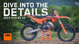 Take a closer look at the 75 new 2025 KTM 85 SX  KTM [upl. by Corri796]