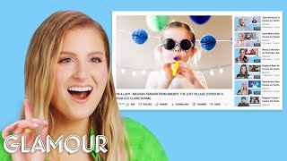 Meghan Trainor Reacts to Fan Covers  Glamour [upl. by Inigo612]