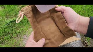 Titan Survival waxed Canvas Foraging Bags titansurvival [upl. by Mundt]