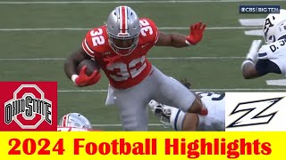 Akron vs 2 Ohio State Football Game Highlights 8 31 2024 [upl. by Tennek223]