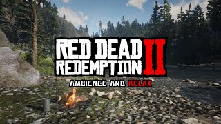 sit by the fire and relax  forest ambience red dead redemption 2 [upl. by Calabrese50]