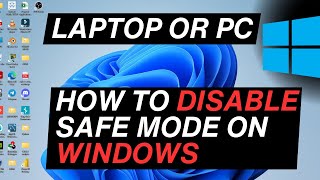 Disable safe mode in Windows 1011 2 easy methods [upl. by Nahrut534]