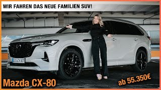 Mazda CX80 im Test 2025 Wir fahren das NEUE Familien SUV ab 55350€ Review  7Sitzer  Diesel [upl. by Fredericka]