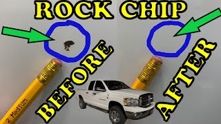 How to Properly Repair a Rock Chip in Your Vehicles Paint [upl. by Dyanne]