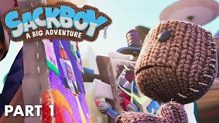 Sackboy A Big Adventure  Part 1 Gameplpay Playthrough  PS5 4K 60FPS [upl. by Mirabelle]