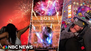 Watch New Years 2024 celebrations from around the world [upl. by Avner]